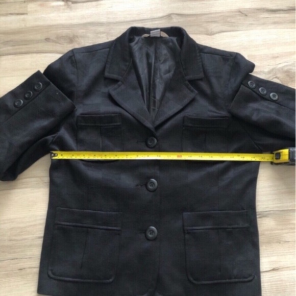 MASSIVE $10 SALE Vintage Black Melrose Blazer Jacket - Picture 5 of 7